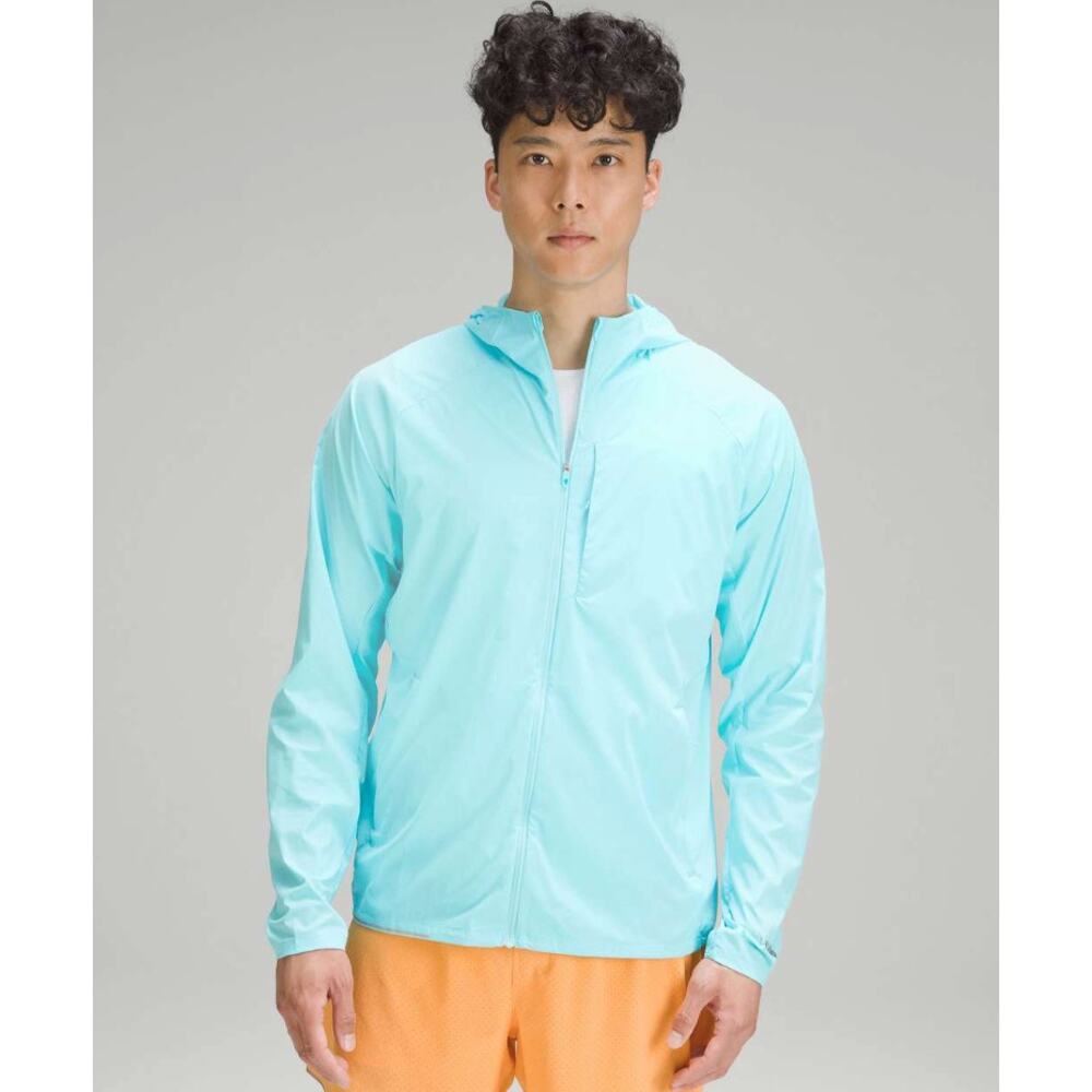 Lululemon Mn's Fast and Free Jacket Cyan Blue ($148) 2XL